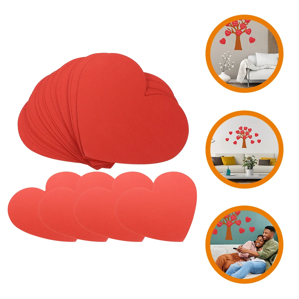 100 Pcs Love Card Valentine Cards Paper Red Heart Decorations Shaped Cardstock Gift for Greeting
100 Pcs Love Card Valentine Cards Paper Red Heart Decorations Shaped Cardstock Gift for Greeting