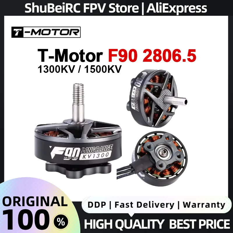 T-Motor F60 ProV Brushless Motor 1750kv 1950kv 2020kv 2550kv 5-6S 4mm-Shaft Diameter for 5-7 Inch DIY FPV Racing RC Drones
T-Motor F60 ProV Brushless Motor 1750kv 1950kv 2020kv 2550kv 5-6S 4mm-Shaft Diameter for 5-7 Inch DIY FPV Racing RC Drones