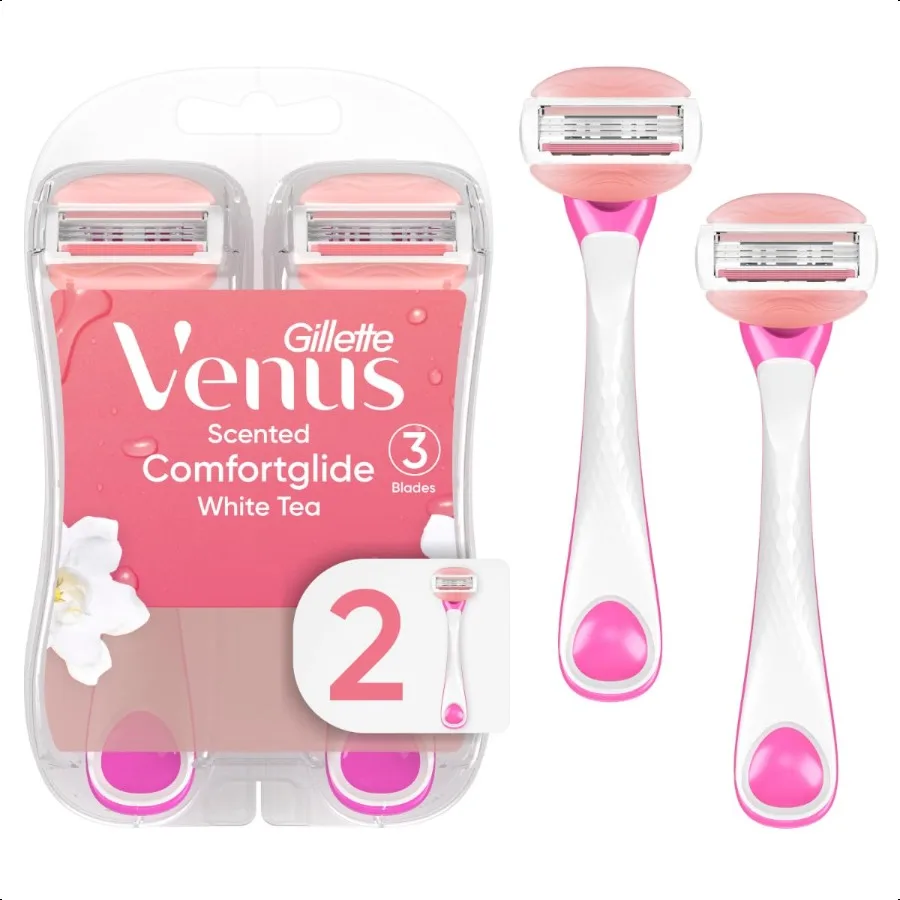 Одноразовые бритвы Gillette Venus ComfortGlide для женщин, 2 шт., увлажняющие батончики с ароматом белого чая для гладкого бритья
Одноразовые бритвы Gillette Venus ComfortGlide для женщин, 2 шт., увлажняющие батончики с ароматом белого чая для гладкого бритья