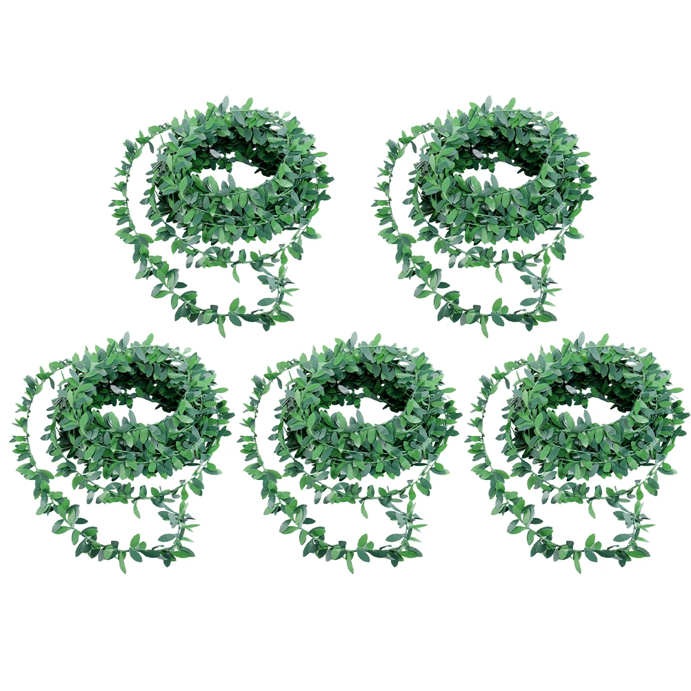 5pcs Green Leaf Rattan Fake Plants Decor Lightweight Long Term Use Iron Wire Shaped Simulation Plant Artificial
5pcs Green Leaf Rattan Fake Plants Decor Lightweight Long Term Use Iron Wire Shaped Simulation Plant Artificial