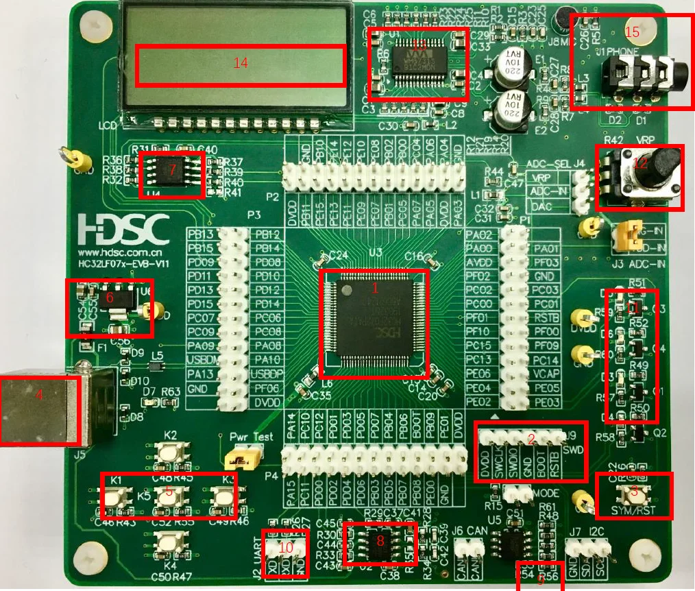 Huada development board HC32L072 development board HC32L073 HC32F072 LQFP100 huada
Huada development board HC32L072 development board HC32L073 HC32F072 LQFP100 huada