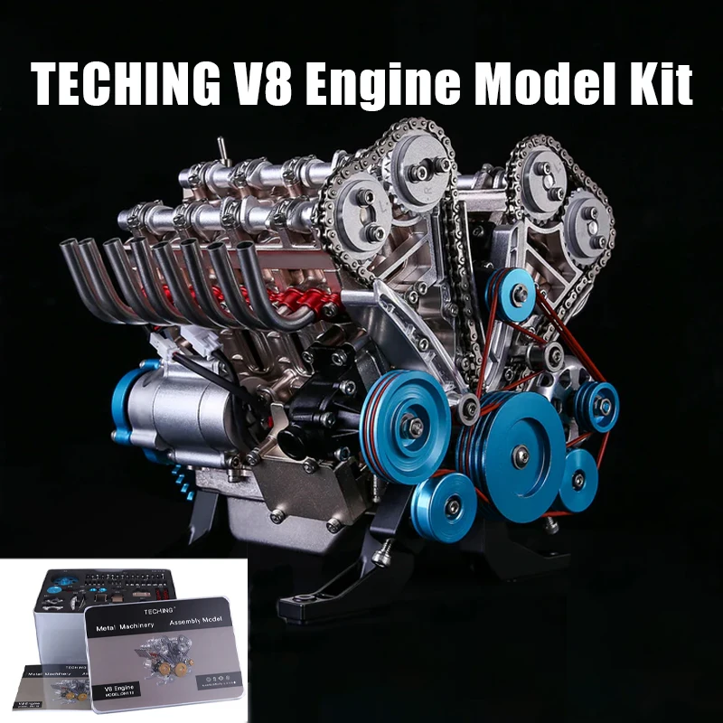 TECHING V8 Engine Model Kit DIY Eight Cylinder Mechanical Engine Set Educational Toy 500+ Parts
TECHING V8 Engine Model Kit DIY Eight Cylinder Mechanical Engine Set Educational Toy 500+ Parts