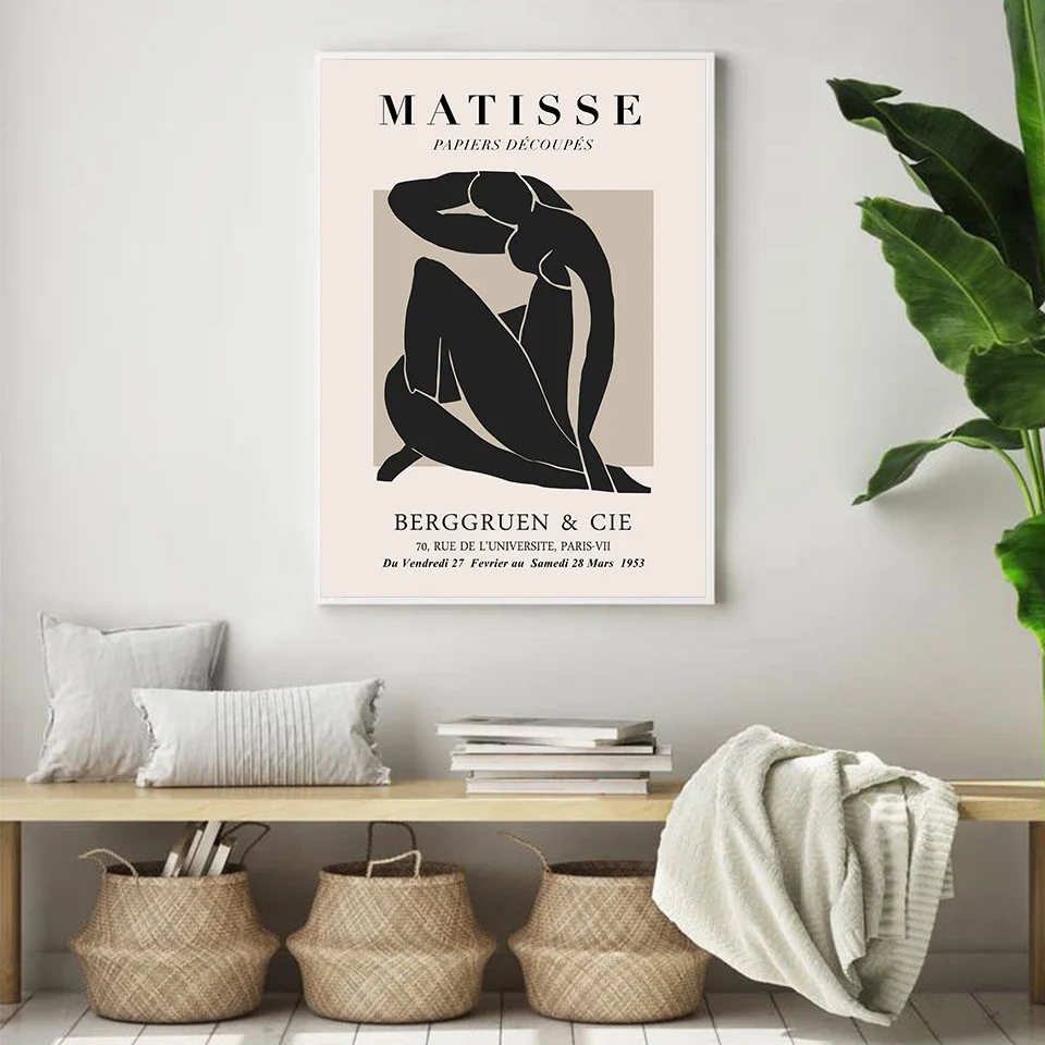Black Nude Female Body Art Minimal Wall Art Matisse Poster Abstract Canvas For Living Room Home Decoration Gift
Black Nude Female Body Art Minimal Wall Art Matisse Poster Abstract Canvas For Living Room Home Decoration Gift