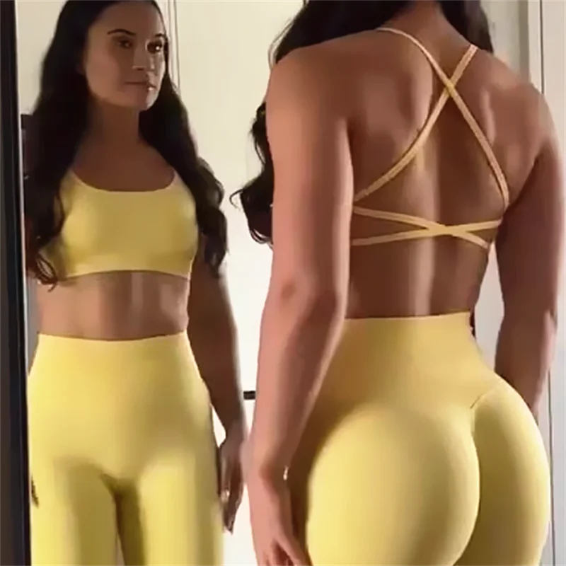 Impact Backless Sports Bra Gym Crop Top Women Training High Impact Fitness Underwear Back Cross Running Seamless Bras
Impact Backless Sports Bra Gym Crop Top Women Training High Impact Fitness Underwear Back Cross Running Seamless Bras