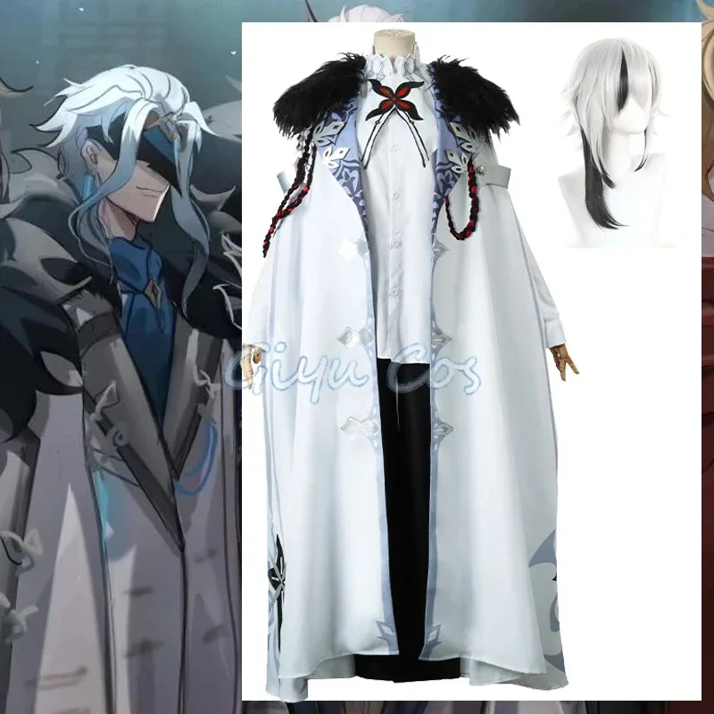 Genshin Impact Tartaglia Cosplay Costume Uniform Wig Anime Halloween Costumes Game Fatui Harbinger New Skin Cloak
Genshin Impact Tartaglia Cosplay Costume Uniform Wig Anime Halloween Costumes Game Fatui Harbinger New Skin Cloak