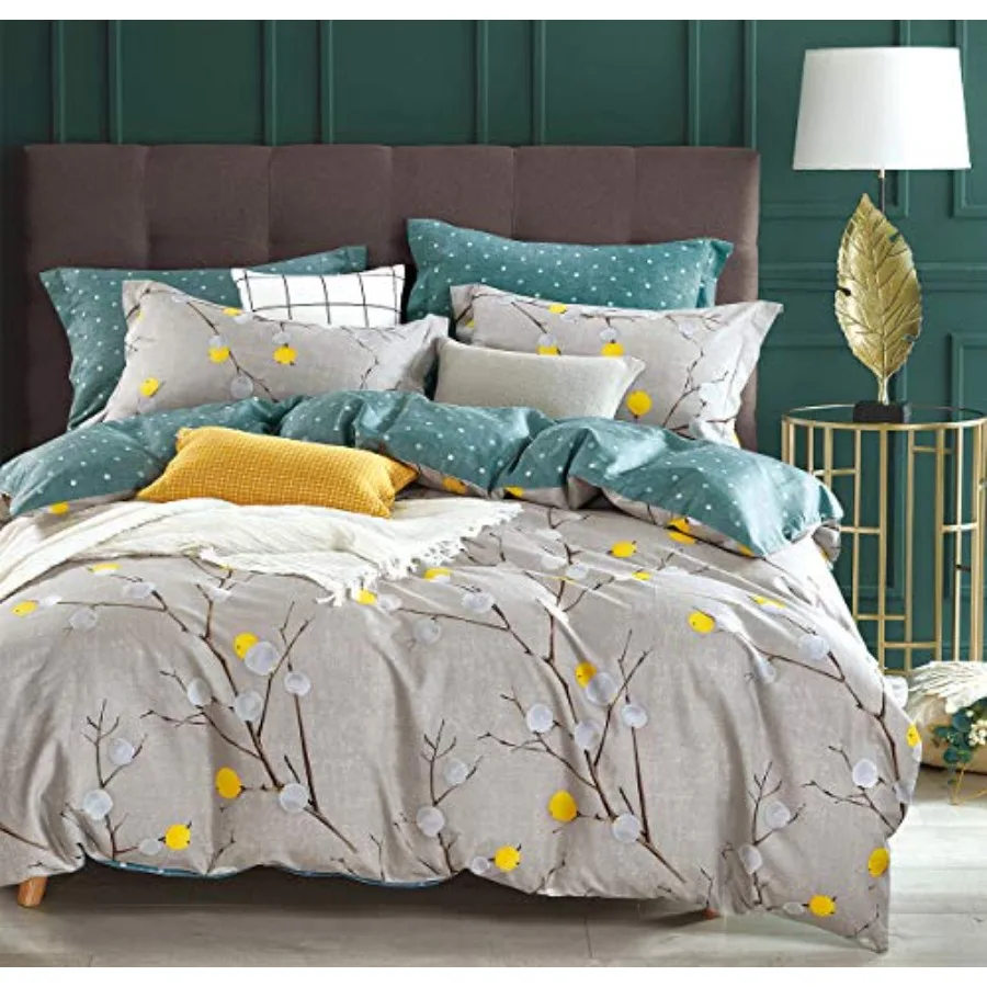 Duvet Cover Set 600 Thread Count Cotton Bedding Set Branch
Duvet Cover Set 600 Thread Count Cotton Bedding Set Branch
