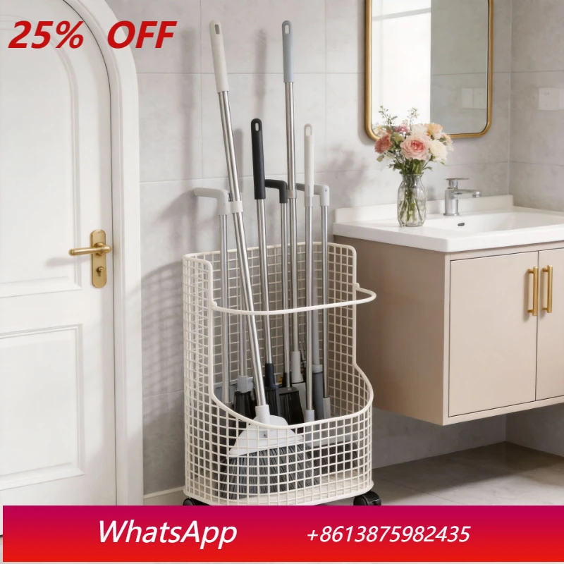 LH cleaning tool storage basket household bathroom large capacity storage artifact
LH cleaning tool storage basket household bathroom large capacity storage artifact