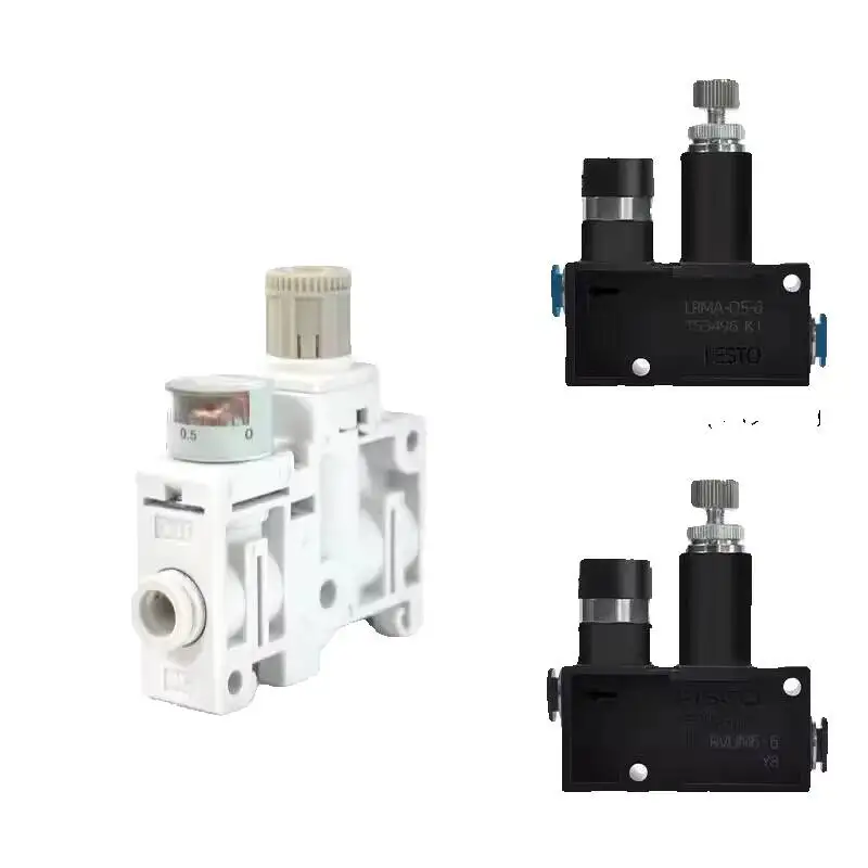 original Pneumatic Pressure Reducing Valve ARM5SA-06/08-A Air Pressure Regulating Valve LRMA-QS-6 / LRMA-QS-4
original Pneumatic Pressure Reducing Valve ARM5SA-06/08-A Air Pressure Regulating Valve LRMA-QS-6 / LRMA-QS-4