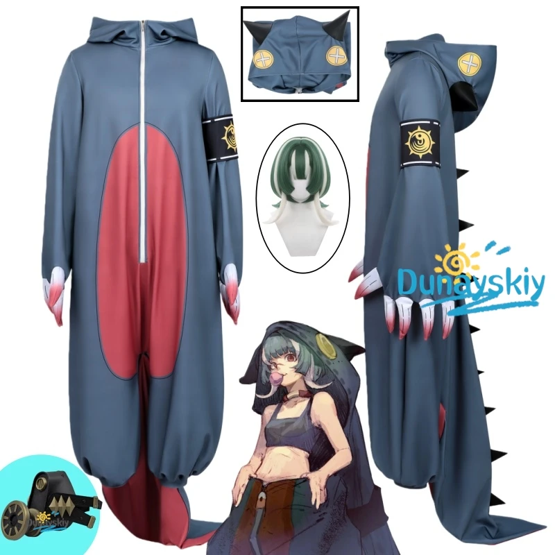 Guita Hebby Fantasia Gachiakuta Cosplay Costume Wig Hooded Bodysuit Uniform Halloween Party Outfit for Women Men Girls
Guita Hebby Fantasia Gachiakuta Cosplay Costume Wig Hooded Bodysuit Uniform Halloween Party Outfit for Women Men Girls