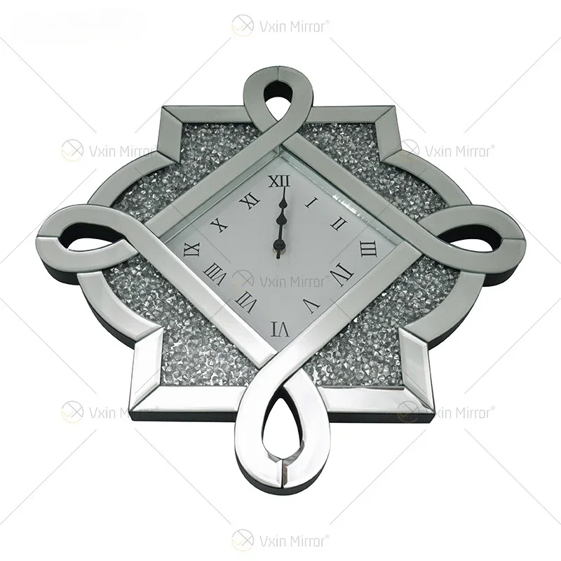 Factory custom wholesale glass splicing mirror Nordic style clock entrance wall clock hotel decoration digital wall clock
Factory custom wholesale glass splicing mirror Nordic style clock entrance wall clock hotel decoration digital wall clock