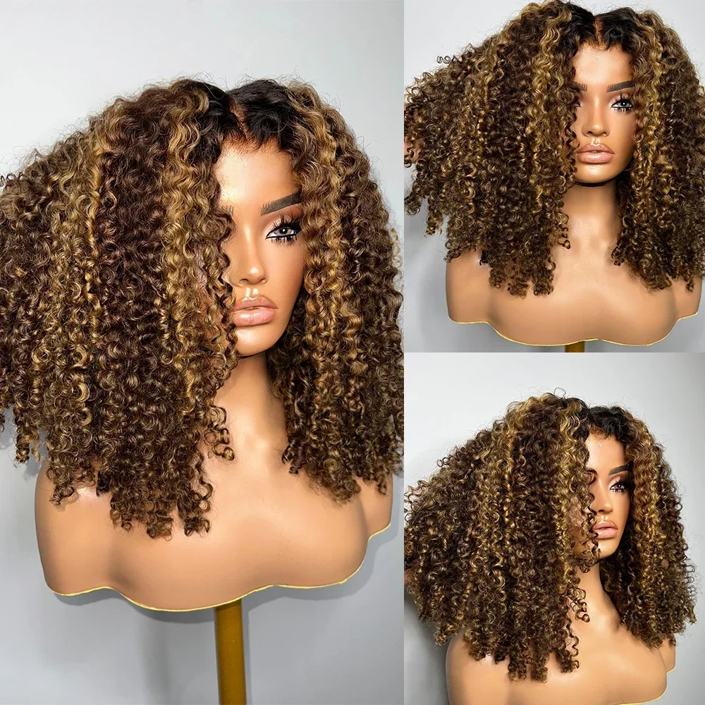 Soft 18inch 150 Density Highlight Blond Kinky Curly 100% Human Hair Wig 13x4 Lace Front with Baby Hair Pre-Plucked Soft Hair Wig
Soft 18inch 150 Density Highlight Blond Kinky Curly 100% Human Hair Wig 13x4 Lace Front with Baby Hair Pre-Plucked Soft Hair Wig