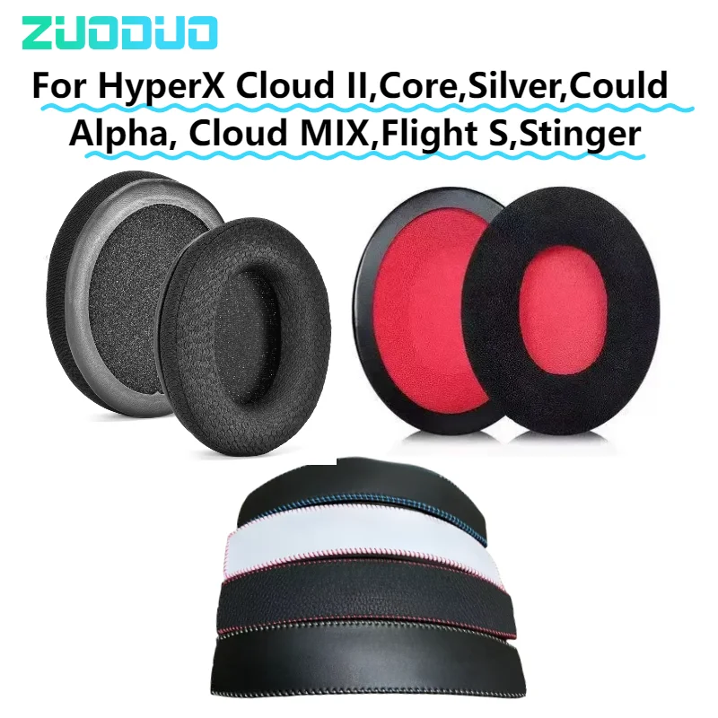 Replacement Ear Pads Headband Cushion for HyperX Cloud II,Core,Silver,Could Alpha, Cloud MIX,Flight S,Stinger Headphone Earpads
Replacement Ear Pads Headband Cushion for HyperX Cloud II,Core,Silver,Could Alpha, Cloud MIX,Flight S,Stinger Headphone Earpads