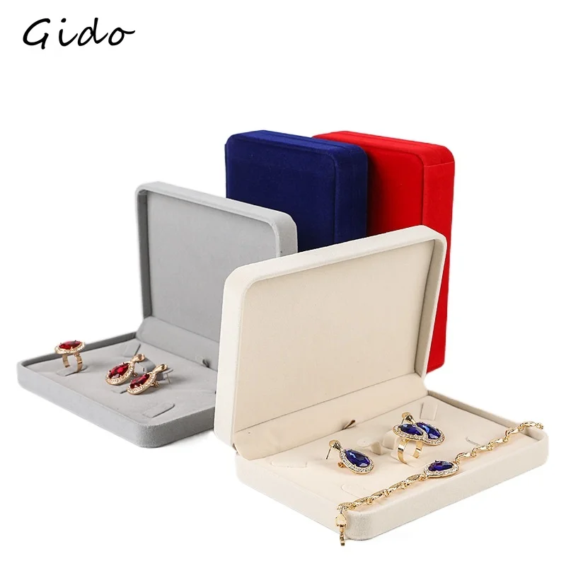 Jewelry Boxes and Packaging Velvet Jewelry Set Boxes Tray Travel Necklace Storage Display Case Jewelry Necklace Gift Box
Jewelry Boxes and Packaging Velvet Jewelry Set Boxes Tray Travel Necklace Storage Display Case Jewelry Necklace Gift Box