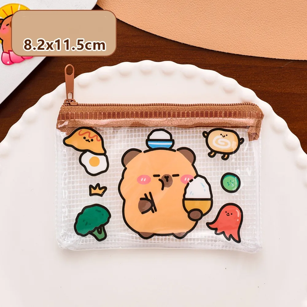 Portable Capybara Storage Bag PVC Cartoon Coin Purse Mini Wallet Kids Gifts 
Portable Capybara Storage Bag PVC Cartoon Coin Purse Mini Wallet Kids Gifts