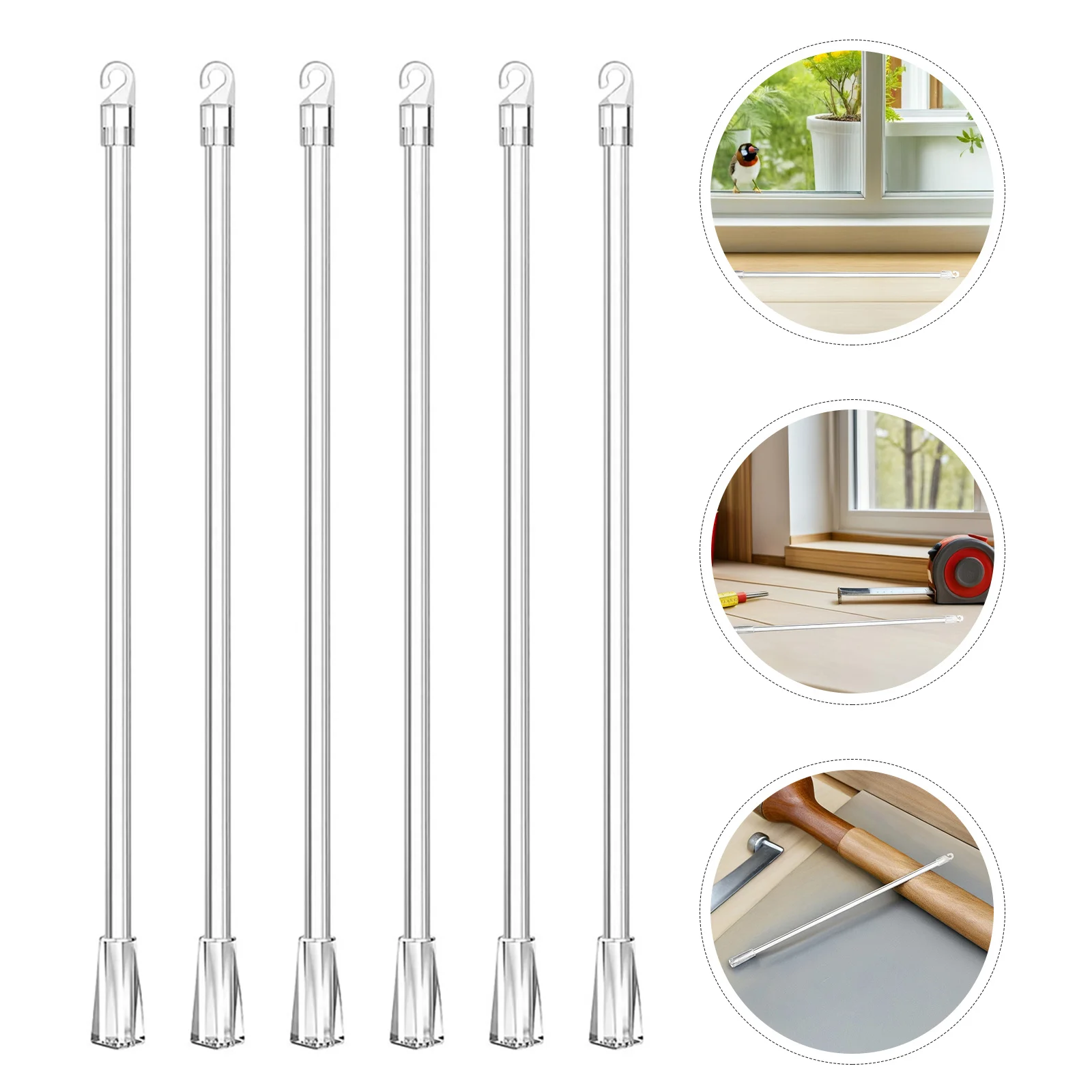 8pcs Vertical Blind Wand Replacement Clear Hook Handle For Window Blinds Repair Parts Pp Tilt Control Smooth Operation
8pcs Vertical Blind Wand Replacement Clear Hook Handle For Window Blinds Repair Parts Pp Tilt Control Smooth Operation