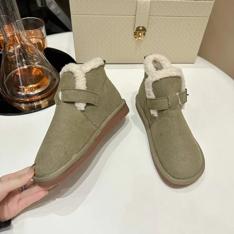 Fashion Boots for Women 2024 Autumn and Winter New Soft Bottom Plus Velvet Outside To Wear A Lazy Slip-on Warm Snow Boots
Fashion Boots for Women 2024 Autumn and Winter New Soft Bottom Plus Velvet Outside To Wear A Lazy Slip-on Warm Snow Boots
