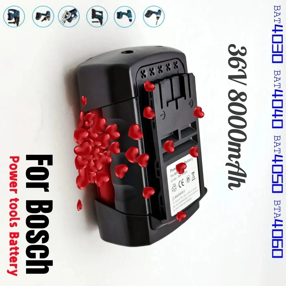 Lithium Ion Battery For Bosch 36V Models BAT4030 BAT40 BAT4050 BTA4060 8000mAh High Capacity Replacement Power Sourc
Lithium Ion Battery For Bosch 36V Models BAT4030 BAT40 BAT4050 BTA4060 8000mAh High Capacity Replacement Power Sourc