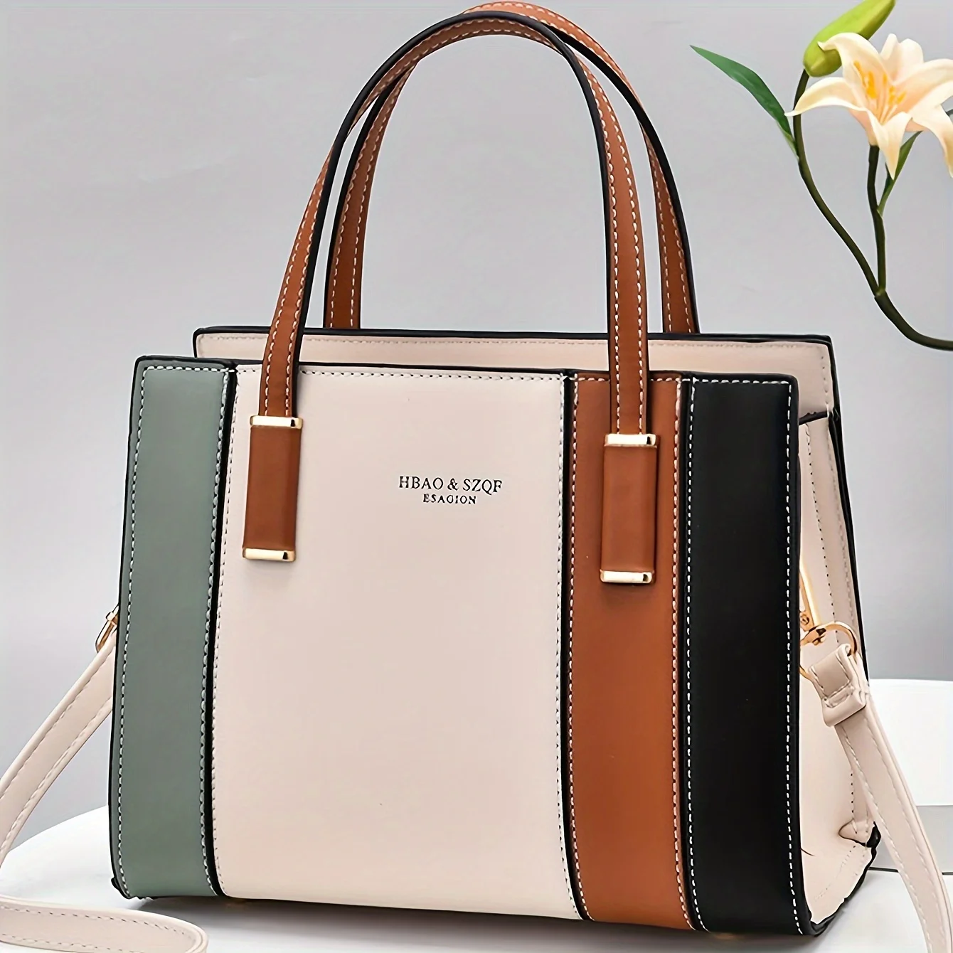 Women High Quality Handbag Fashionable Shoulder Bag Versatile Crossbody Bag Elegant Fashion Handbag Commuter Tote Bag
Women High Quality Handbag Fashionable Shoulder Bag Versatile Crossbody Bag Elegant Fashion Handbag Commuter Tote Bag