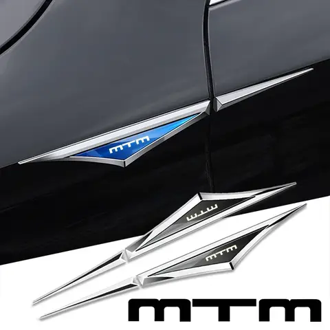 2pcs 3d alloy car stickers car accsesories accessory for MTM Motorrentechnik Mayer audi Skoda vw Volkswagen Seat
