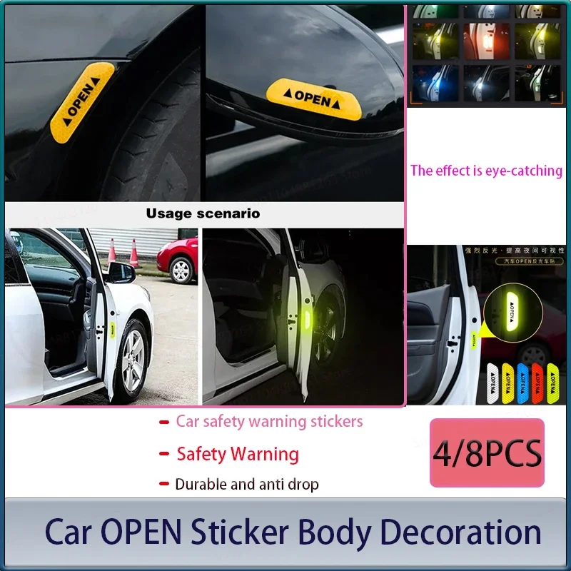 Reflective Car Door Sticker Safety Opening Warning Reflector Tape Decal Car Accessories Exterior Interior Reflector Sticker
Reflective Car Door Sticker Safety Opening Warning Reflector Tape Decal Car Accessories Exterior Interior Reflector Sticker