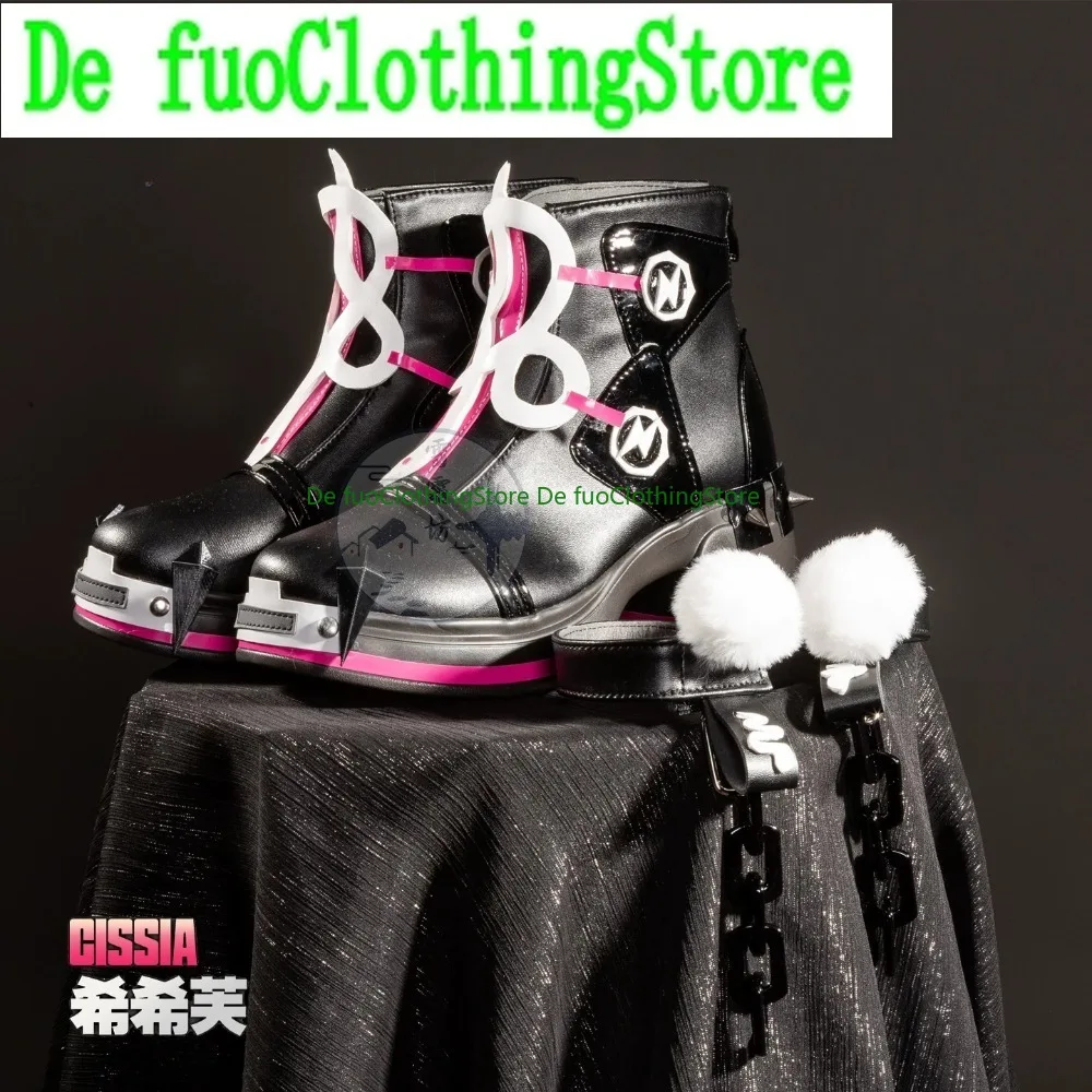 Zenless Zone Zero Sisifu Cosplay Shoes Boots Anime Party Halloween Props Girl High Heels Customization
Zenless Zone Zero Sisifu Cosplay Shoes Boots Anime Party Halloween Props Girl High Heels Customization