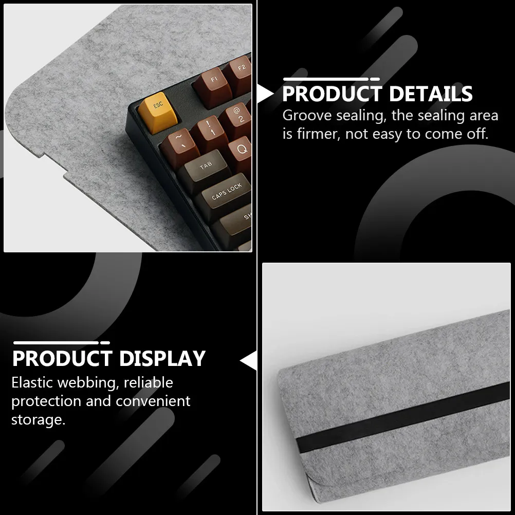 68-Key Mechanical Keyboard Storage Bag PU Material Heavy-Duty Groove Sealing Elastic Webbing Thickened Wear-Resistant Keyboard
68-Key Mechanical Keyboard Storage Bag PU Material Heavy-Duty Groove Sealing Elastic Webbing Thickened Wear-Resistant Keyboard