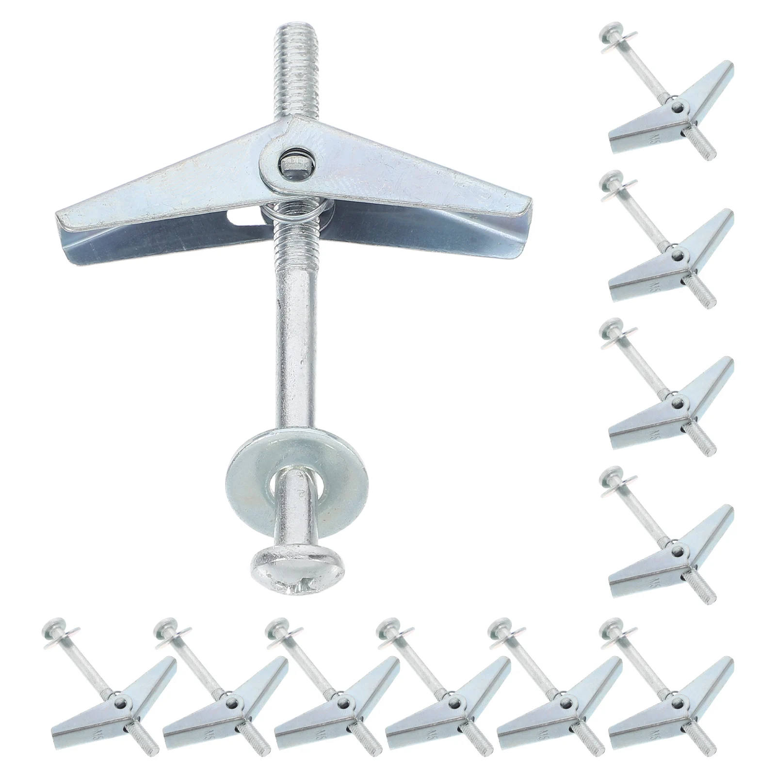 30Pcs Airplane Expansion Bolts Carbon Steel Secure Fit Wall Mounting Hollow Drywall Fiber Gypsum Board Decorations M5 Tool Parts
30Pcs Airplane Expansion Bolts Carbon Steel Secure Fit Wall Mounting Hollow Drywall Fiber Gypsum Board Decorations M5 Tool Parts