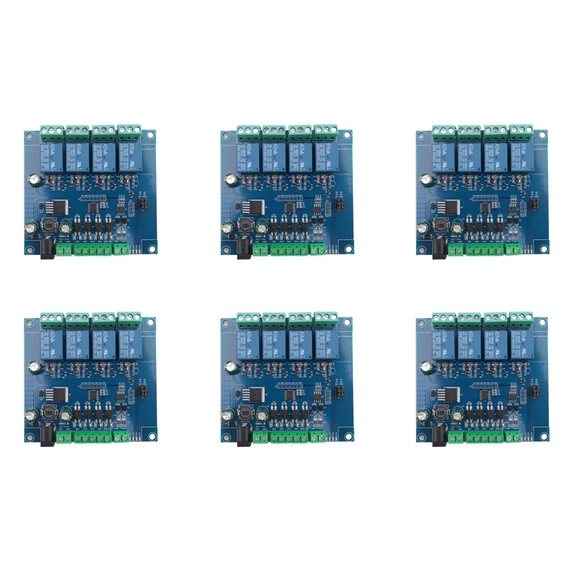 6X Modbus Rtu 4-канальный релейный модуль Вход 485 Ttl Uart Связь 4-канальный вход Релейный модуль 7-24 В
6X Modbus Rtu 4-канальный релейный модуль Вход 485 Ttl Uart Связь 4-канальный вход Релейный модуль 7-24 В