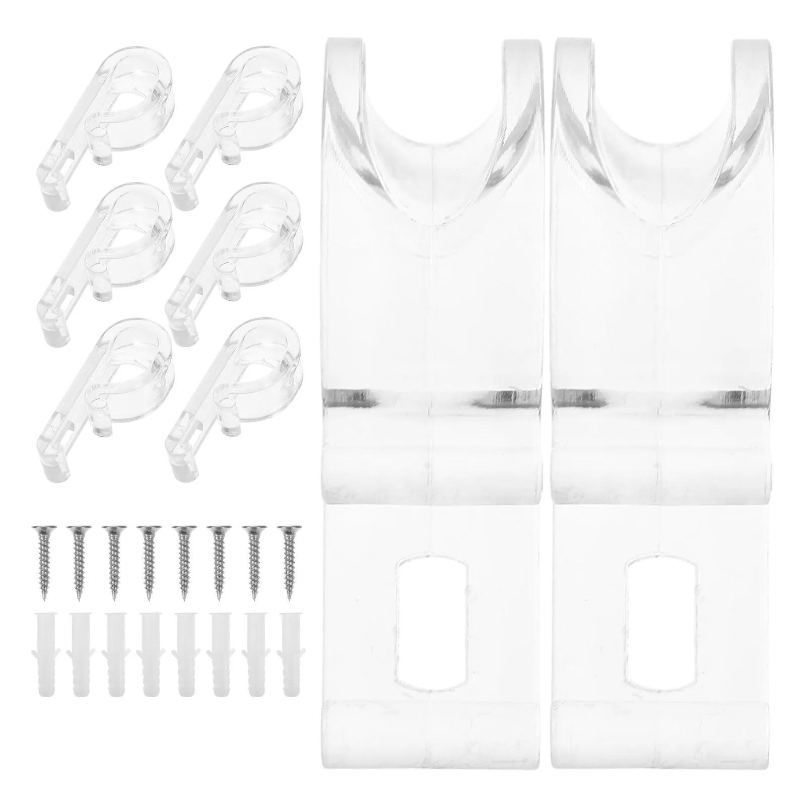 Roller Blind Hooks Set Concave Design Mounting Brackets For Corded Window Blinds Replacement Accessories Tension
Roller Blind Hooks Set Concave Design Mounting Brackets For Corded Window Blinds Replacement Accessories Tension