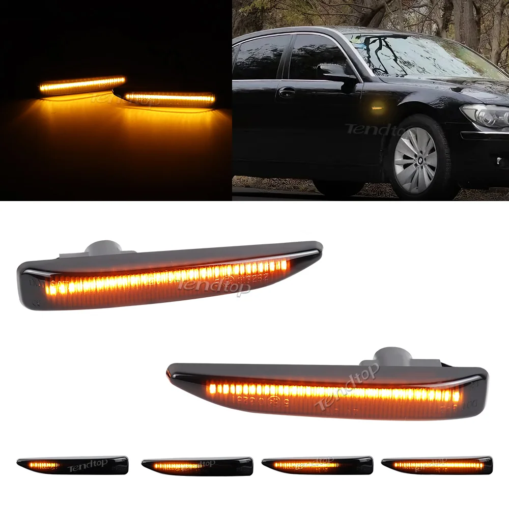 2Pcs Sequential Turn Signal Light Dynamic Blinker For BMW 7 Series E65 E66 E67 E68 2001-2008 Car LED Side Marker Indicator Lamp
2Pcs Sequential Turn Signal Light Dynamic Blinker For BMW 7 Series E65 E66 E67 E68 2001-2008 Car LED Side Marker Indicator Lamp