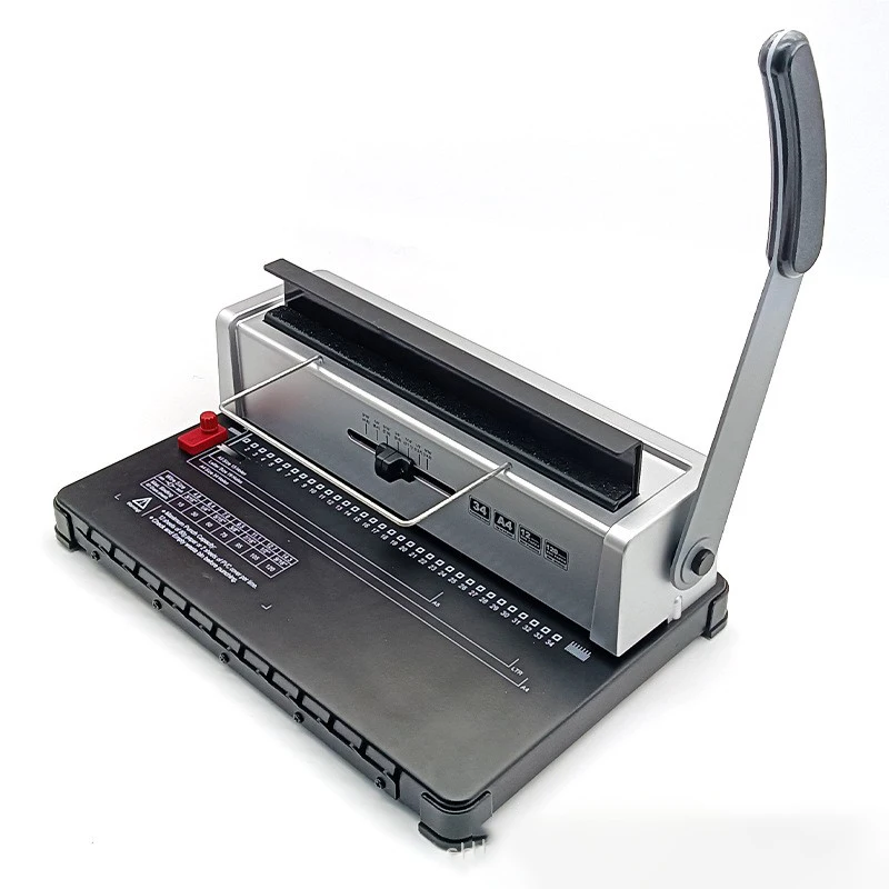 Double-Wire 34 Holes 3:1 Book Binding Machine For Office School
Double-Wire 34 Holes 3:1 Book Binding Machine For Office School