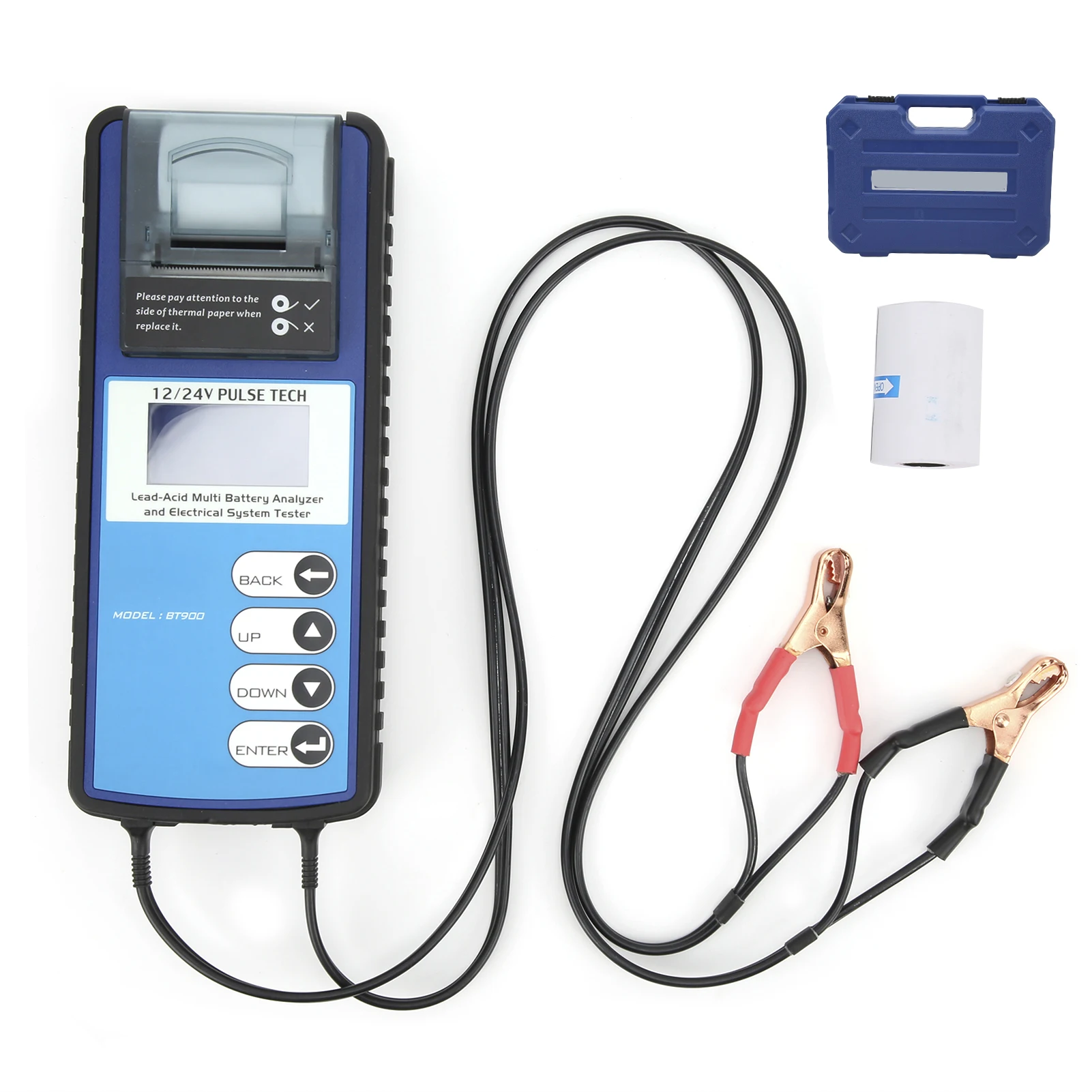 12V/24V Car Battery Tester BT900 LCD Digital Charging System Analyzer with Printer Tester Car Battery Tester Battery Checker
12V/24V Car Battery Tester BT900 LCD Digital Charging System Analyzer with Printer Tester Car Battery Tester Battery Checker