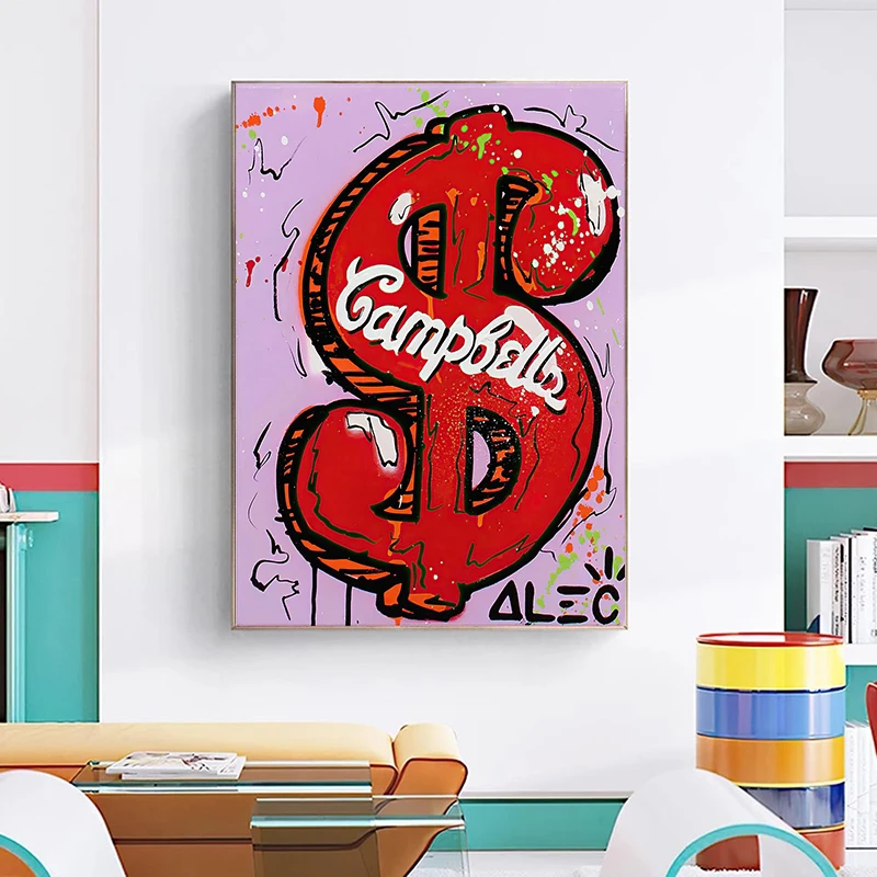 Modern Red $ Sign Money Canvas Paintings Abstract Colorful Graffiti Posters Prints Wall Art Pictures for Living Room Home Decor
Modern Red $ Sign Money Canvas Paintings Abstract Colorful Graffiti Posters Prints Wall Art Pictures for Living Room Home Decor
