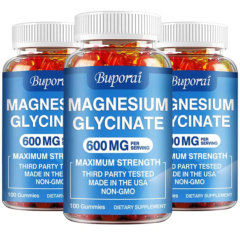 Magnesium Glycinate Gummies - Improve Cardiovascular Health, Reduce Stress, and Promote Healthy Sleep, Muscle Growth
Magnesium Glycinate Gummies - Improve Cardiovascular Health, Reduce Stress, and Promote Healthy Sleep, Muscle Growth