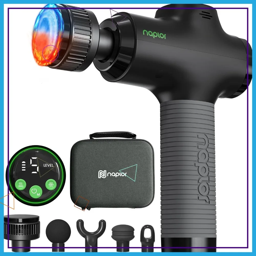 Massage Gun with Hot/Cold, Deep Tissue, Quiet 40dB, FSA/HSA Eligible
Massage Gun with Hot/Cold, Deep Tissue, Quiet 40dB, FSA/HSA Eligible