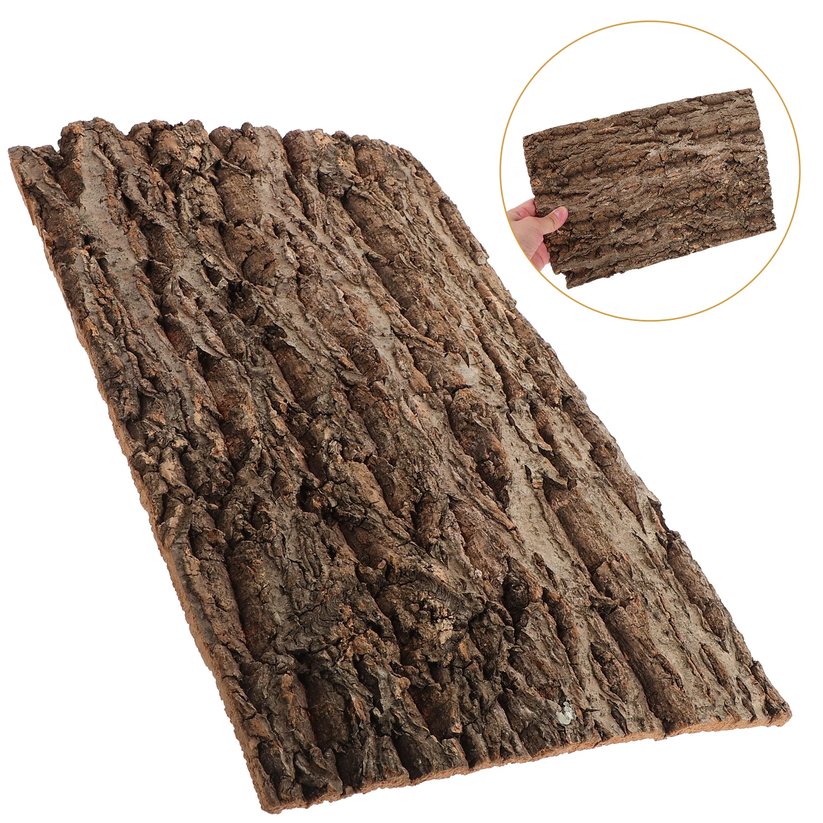 Natural Cork Bark Background Board for Reptile Tank Decor Lizard Turtle Climbing Platform Lightweight Durable Wear-Resistant
Natural Cork Bark Background Board for Reptile Tank Decor Lizard Turtle Climbing Platform Lightweight Durable Wear-Resistant