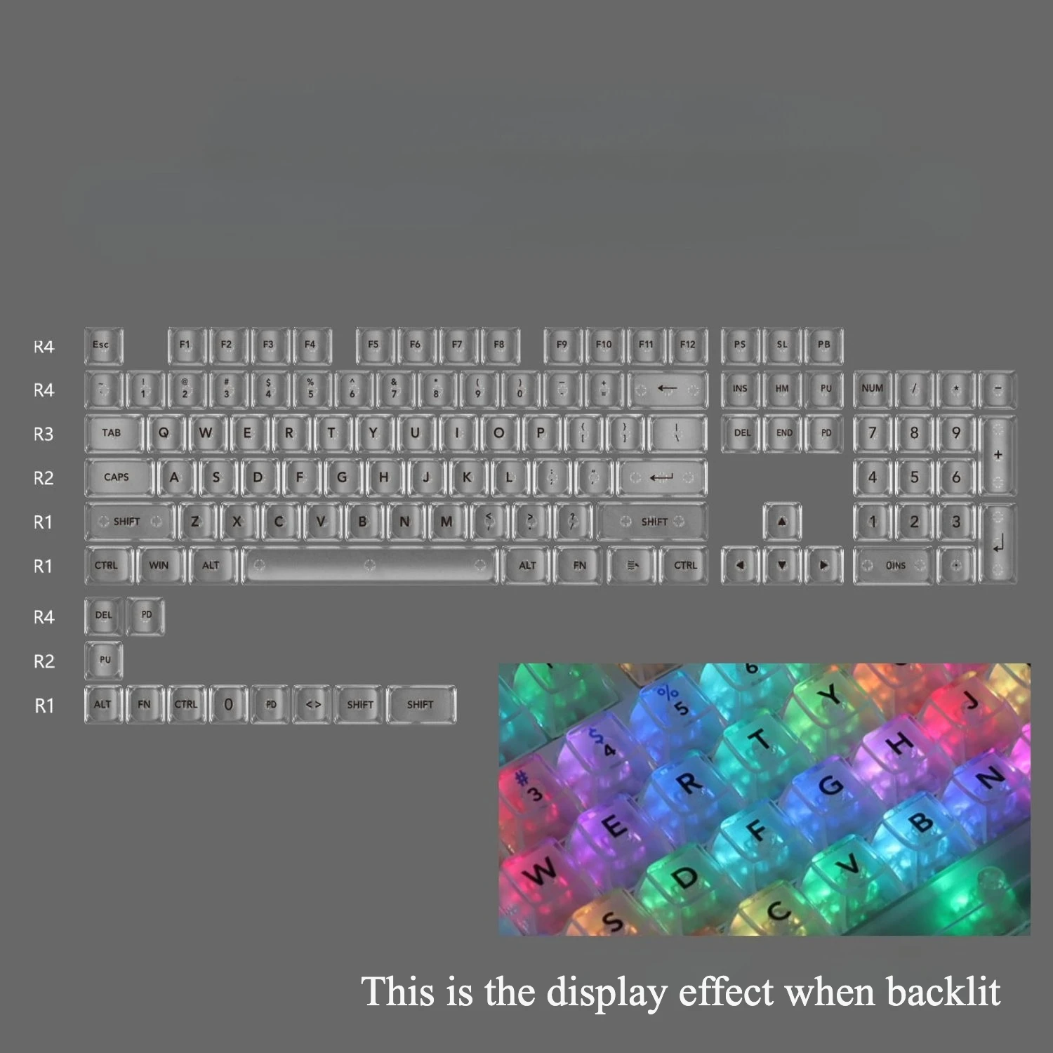 Frosted Translucent PC Keycaps - OEM Profile Set for Full Keyboard (White & Black Translucent) - DIY Custom Keycaps
Frosted Translucent PC Keycaps - OEM Profile Set for Full Keyboard (White & Black Translucent) - DIY Custom Keycaps