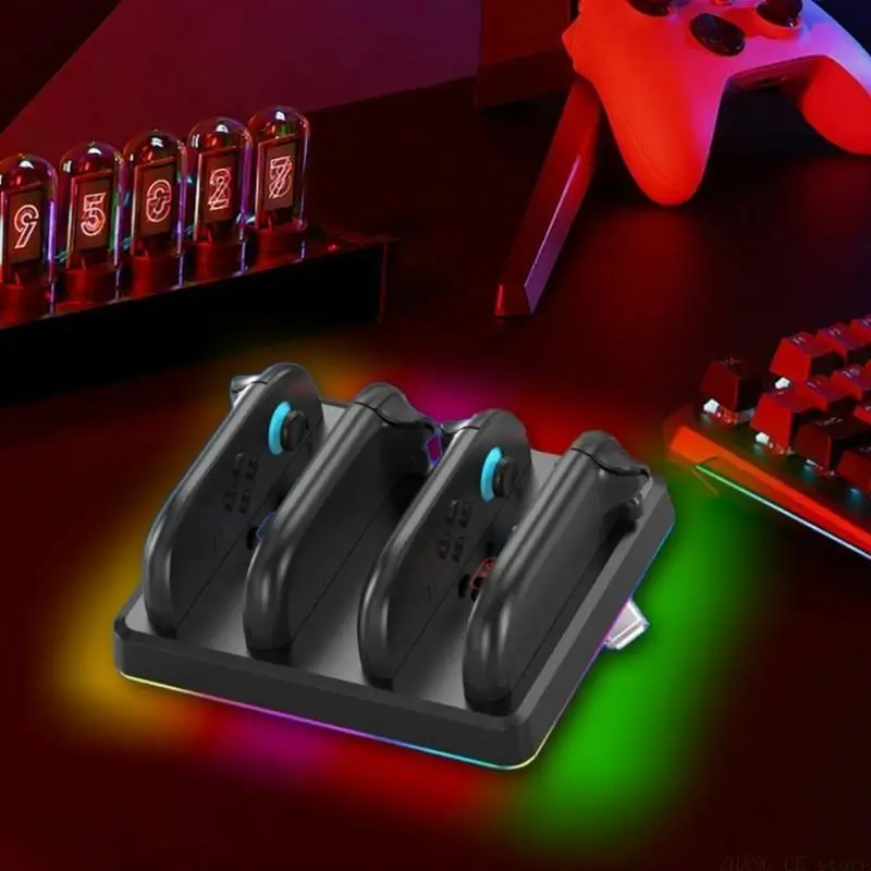M5TD Nonslip Quick Charging Double Controller Station With Dynamic Lighting for NS2
M5TD Nonslip Quick Charging Double Controller Station With Dynamic Lighting for NS2