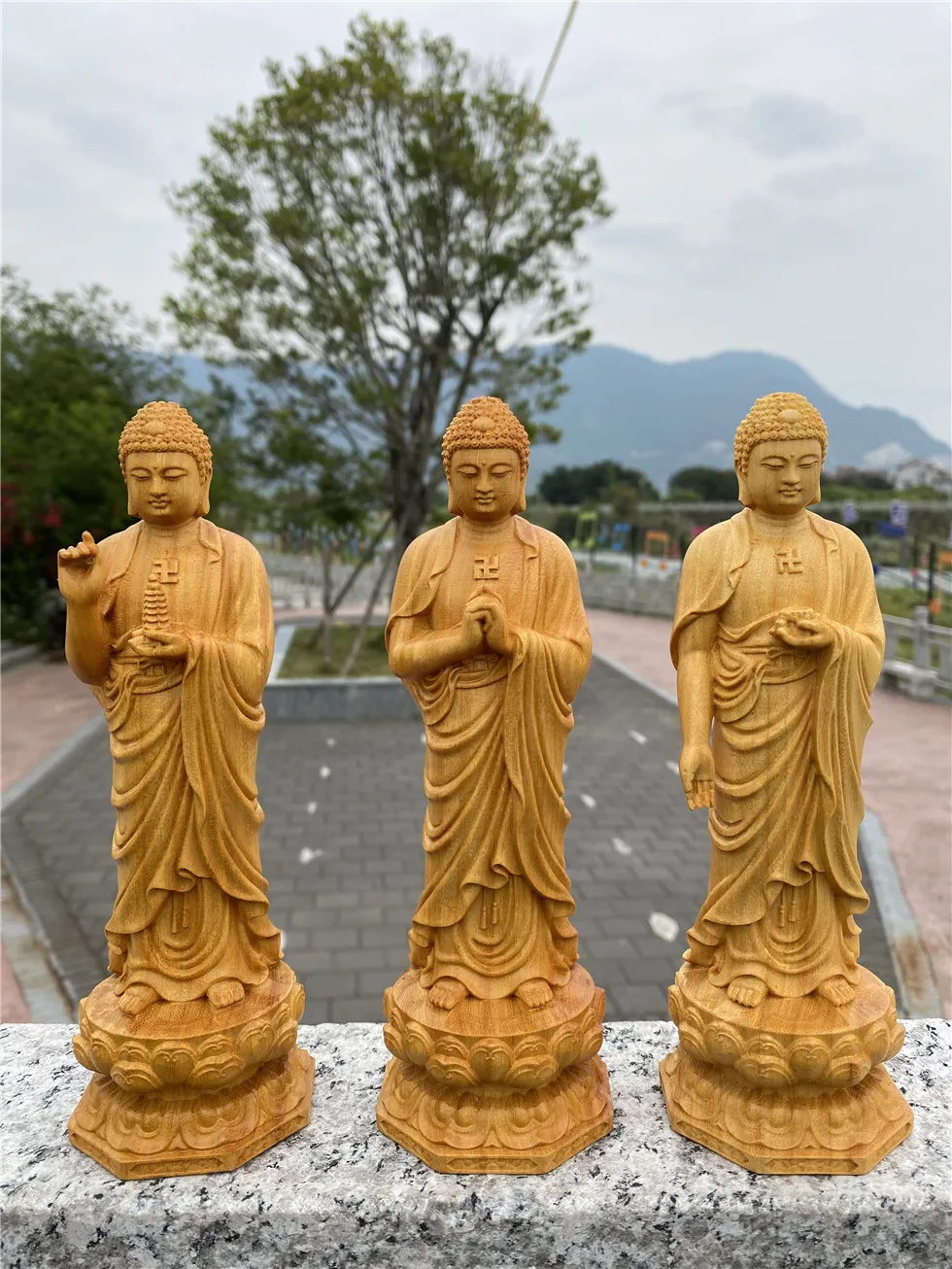 Sakyamuni Wooden Sculptures with Buddha Figurines, Perfect Feng Shui Statue, Experience and Harmony Spiritual Buddha Figurines
Sakyamuni Wooden Sculptures with Buddha Figurines, Perfect Feng Shui Statue, Experience and Harmony Spiritual Buddha Figurines