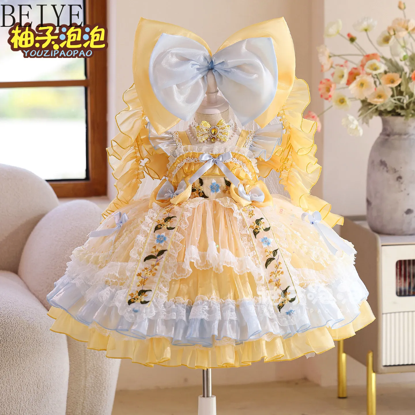 Princess Dresses for Girls Lolita Summer 2026 New Lolita Style Chic Children's Clothing Summer Sweet Girl Birthday Dress
Princess Dresses for Girls Lolita Summer 2026 New Lolita Style Chic Children's Clothing Summer Sweet Girl Birthday Dress
