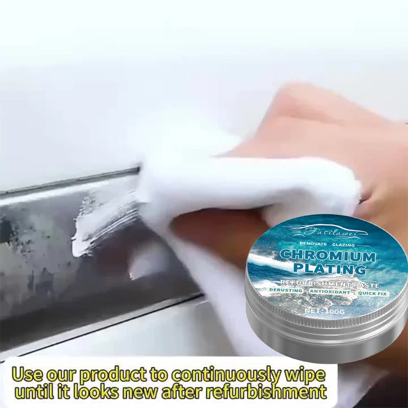 Chromium Polishing Agent and Repair Wax Tire Wheel Scratch Paint Repair Cream Wheel Hub Care Polishing Cream Multipurpose Wax fo
Chromium Polishing Agent and Repair Wax Tire Wheel Scratch Paint Repair Cream Wheel Hub Care Polishing Cream Multipurpose Wax fo