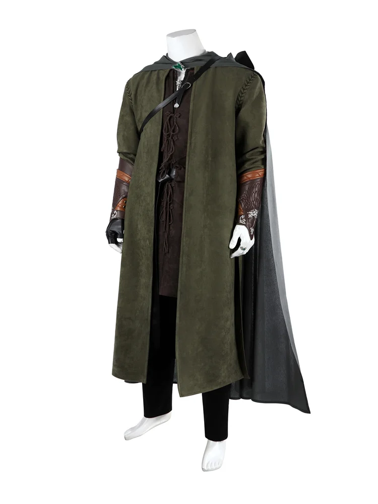 Movie Aragorn Cosplay Costume Men's Top Pants Cloak Accessories Outfit Full Set Halloween Carnival Party Outfit
Movie Aragorn Cosplay Costume Men's Top Pants Cloak Accessories Outfit Full Set Halloween Carnival Party Outfit