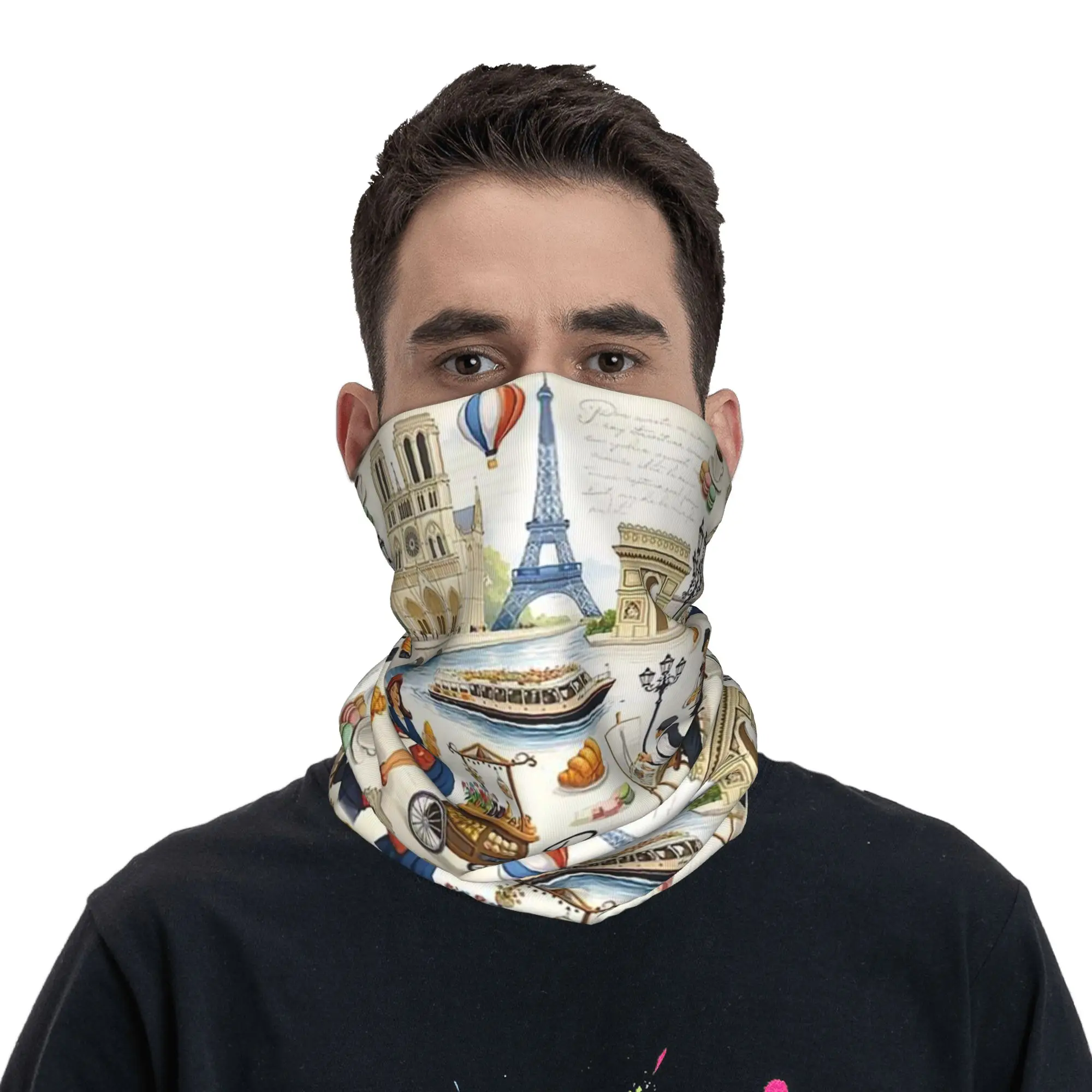 Illustration of Paris Bandana Neck Gaiter Printed Mask Scarf Balaclava Riding Unisex Adult Washable
Illustration of Paris Bandana Neck Gaiter Printed Mask Scarf Balaclava Riding Unisex Adult Washable