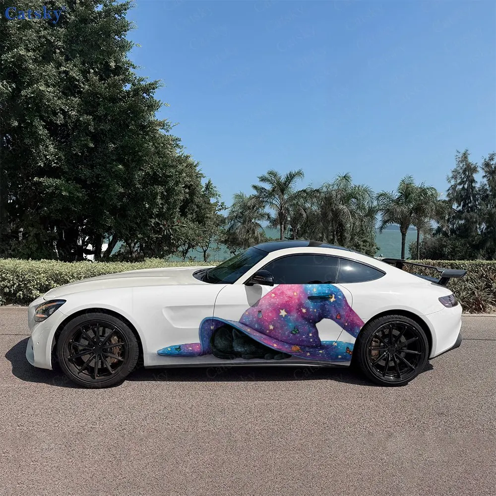 2pcs Starry Night Cat Rest, Durable, Fade-resistant, Enhance Vehicle Aesthetics With Bold Artistic Design Car Vinyl Wraps
2pcs Starry Night Cat Rest, Durable, Fade-resistant, Enhance Vehicle Aesthetics With Bold Artistic Design Car Vinyl Wraps