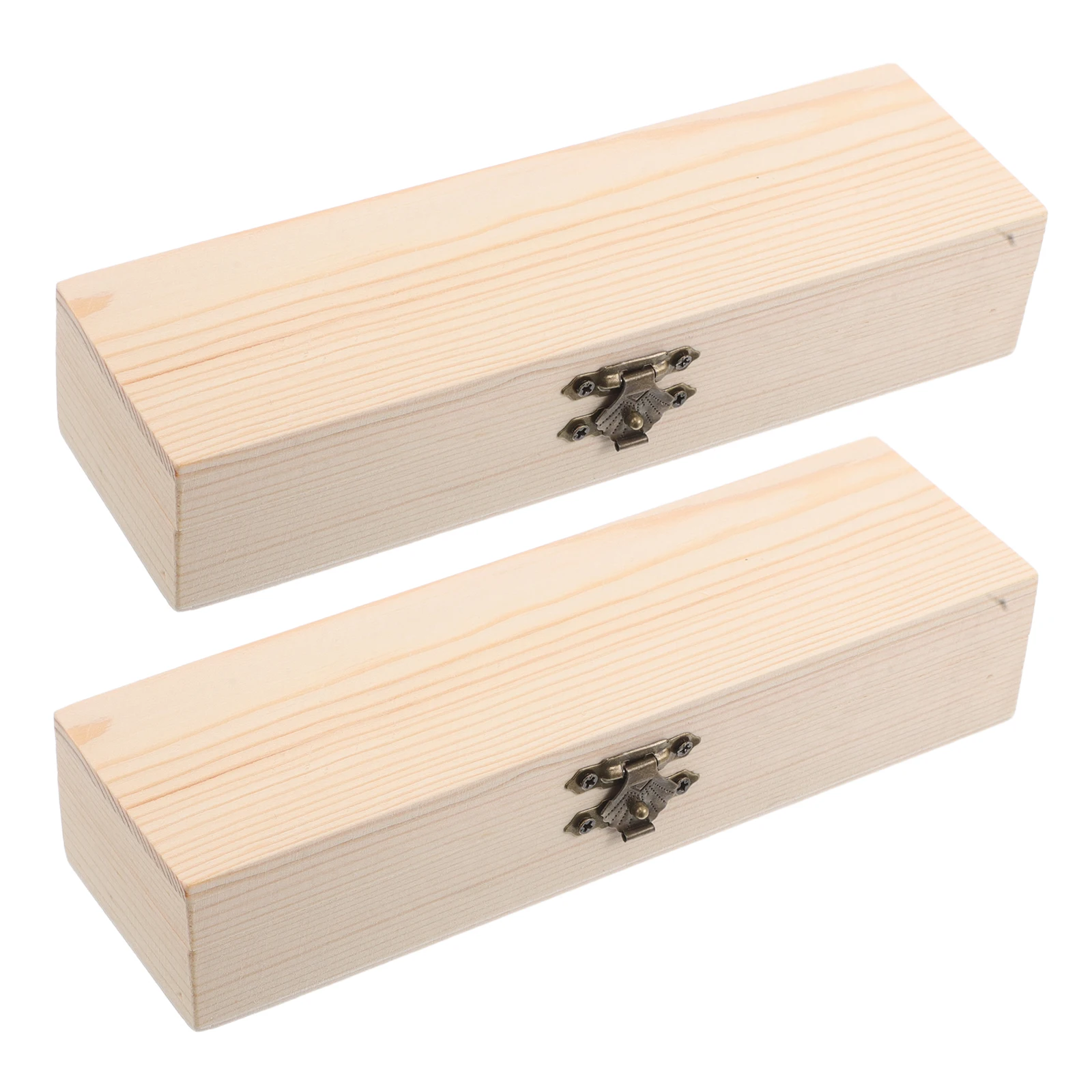 2 Pcs Wooden Stationery Box Pencil Case Beige Craft Storage Containers Hard Kids Adult DIY Small Multi Functional
2 Pcs Wooden Stationery Box Pencil Case Beige Craft Storage Containers Hard Kids Adult DIY Small Multi Functional