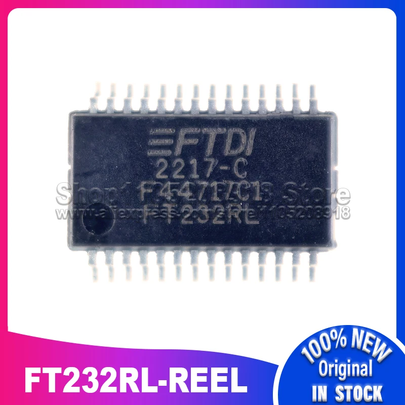 10 шт./лот FT232RL FT232RL-REEL SSOP28 100% новый спотовый запас
10 шт./лот FT232RL FT232RL-REEL SSOP28 100% новый спотовый запас