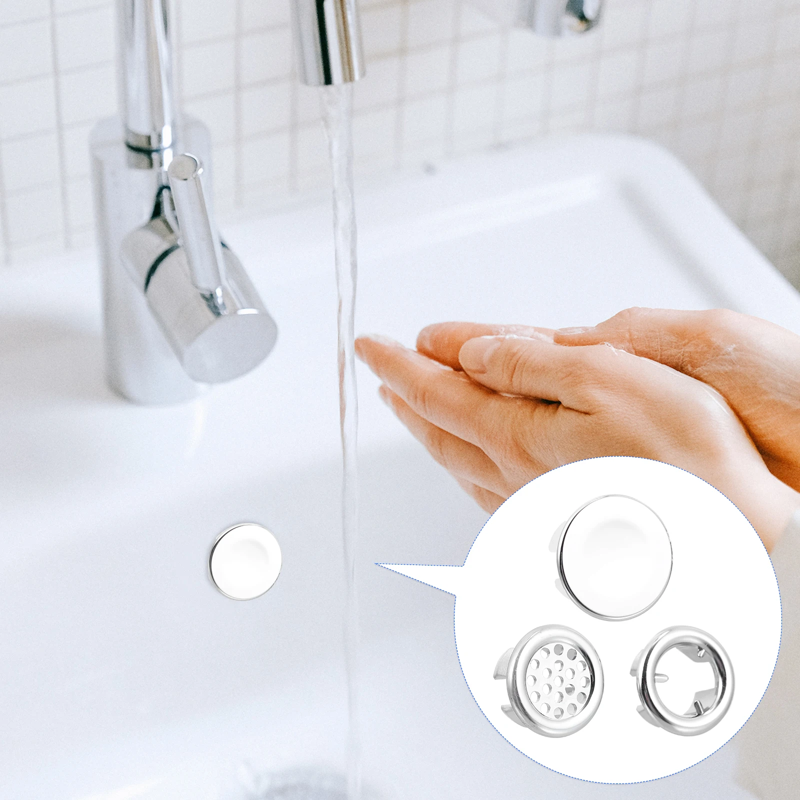 15pcs Bath Sink Overflow Ring Durable Decorative Hole Cover for Bathroom Wash Basin Drain Replacement Accessory
15pcs Bath Sink Overflow Ring Durable Decorative Hole Cover for Bathroom Wash Basin Drain Replacement Accessory
