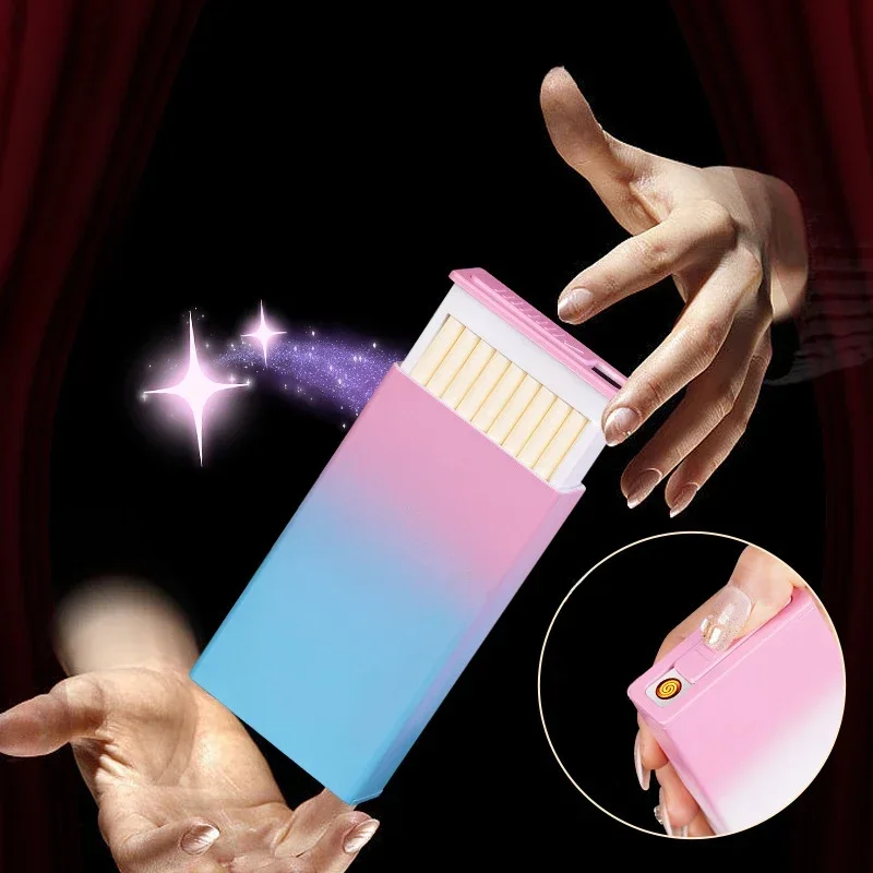 New Type-C Fast Charging Cigarette Case Lighter 20 Cigarettes Slim Cigarette High-looking Women's Cigarette Case Cute
New Type-C Fast Charging Cigarette Case Lighter 20 Cigarettes Slim Cigarette High-looking Women's Cigarette Case Cute