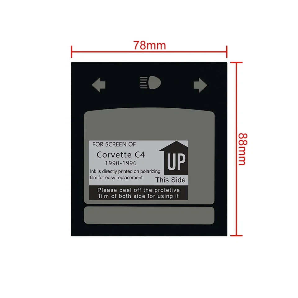 Polarizing Film for 90-96 Corvette C4 Instrument Cluster B002 B020
Polarizing Film for 90-96 Corvette C4 Instrument Cluster B002 B020
