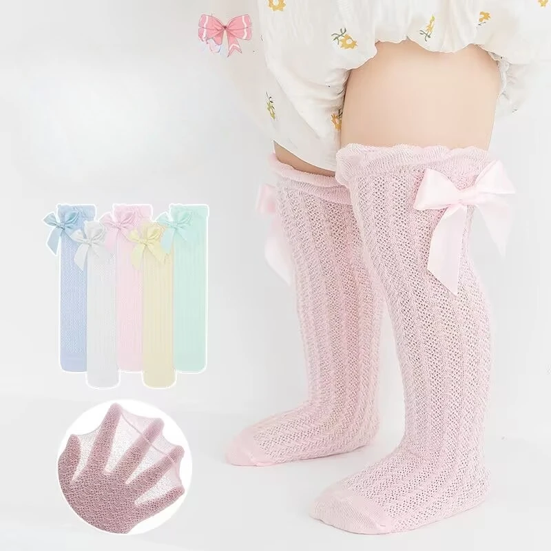 Christmas gift Baby Socks Summer Thin Baby Bow Mesh Anti-Mosquito Knee Length Socks Boneless Loose Socks Prince cute socks
Christmas gift Baby Socks Summer Thin Baby Bow Mesh Anti-Mosquito Knee Length Socks Boneless Loose Socks Prince cute socks